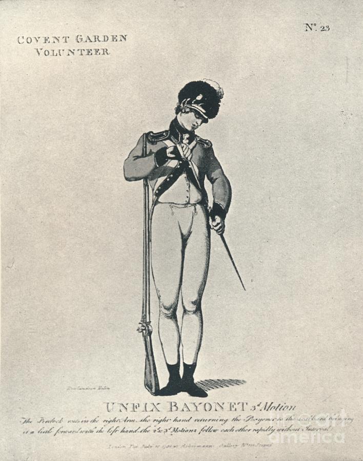 Unfix Bayonet 3rd Motion, 1798 1909 Drawing by Print Collector