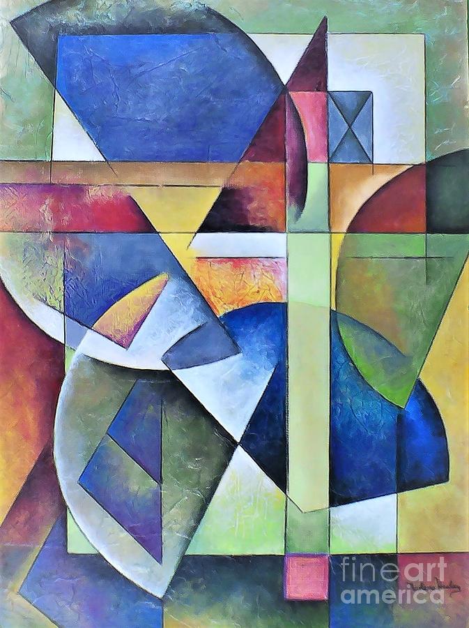 Unfolded Spheres Painting by Marlene Healey Fine Art America