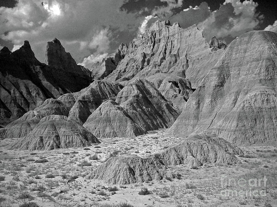 Black And White Photograph - Unforgiving by Kelly Council Black And White Photograph - Unforgiving by Kelly Council