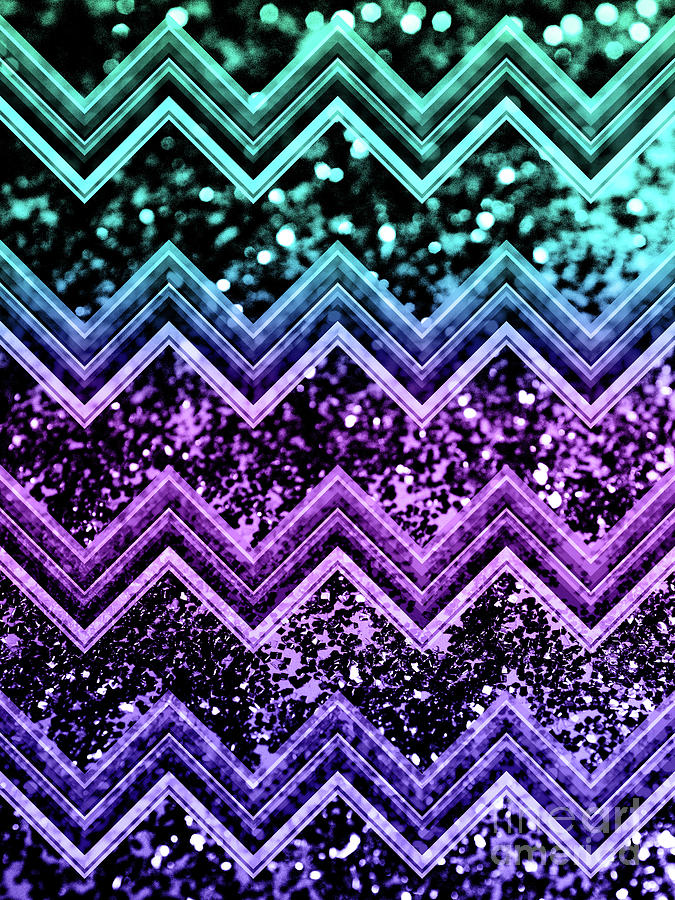 glitter chevron desktop wallpaper