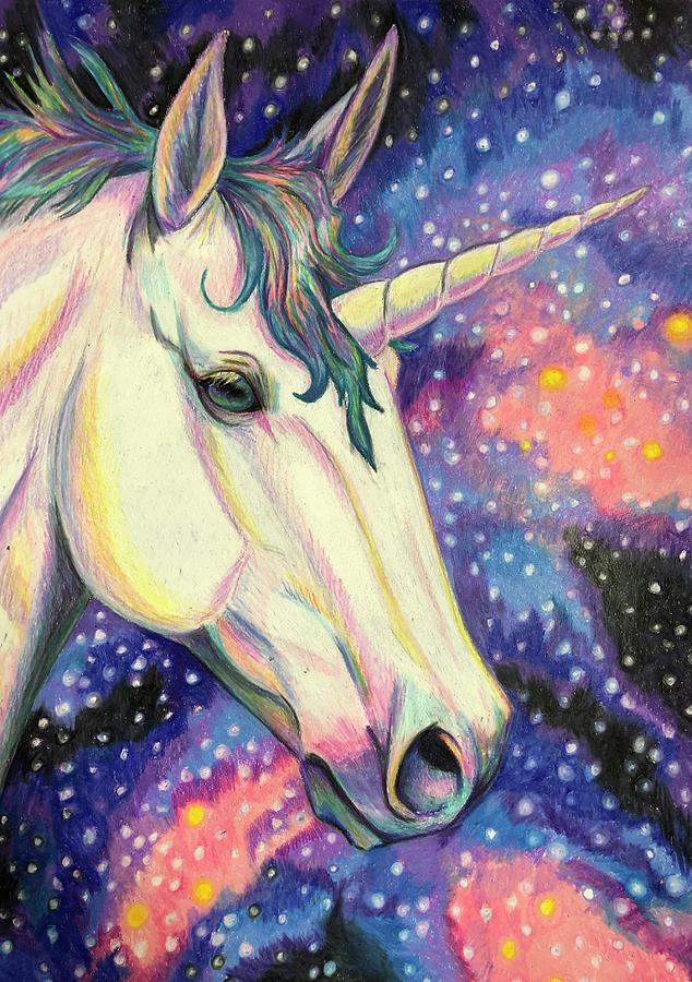 Unicorn Drawing by Kelsey Raines - Pixels