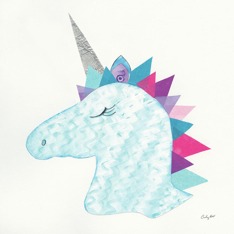 Animal Painting - Unicorn Power II by Courtney Prahl