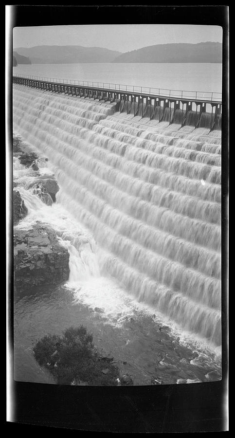 Unidentified Reservoir Spillway Photograph by The New York Historical Society