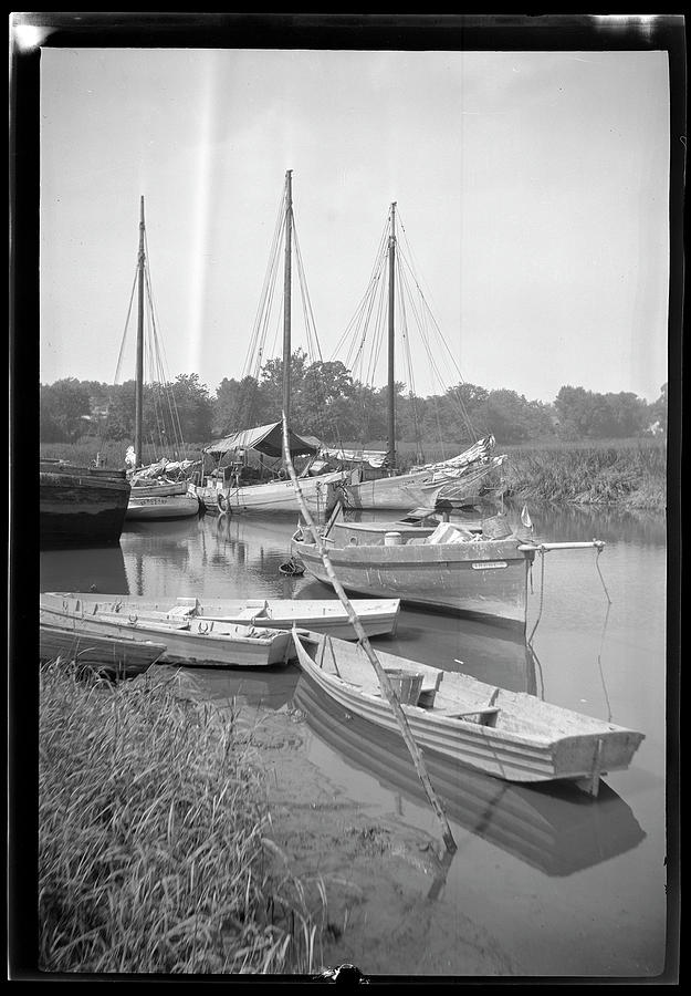 Unidentified Small Dinghys And Photograph by The New York Historical Society