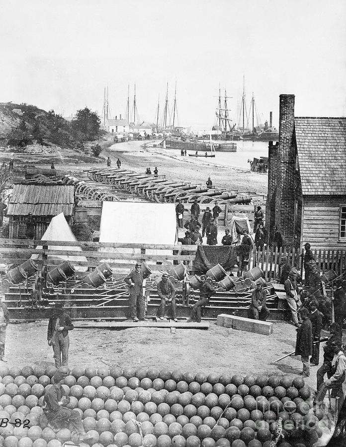 Union Army Arsenal At City Point Photograph by Bettmann