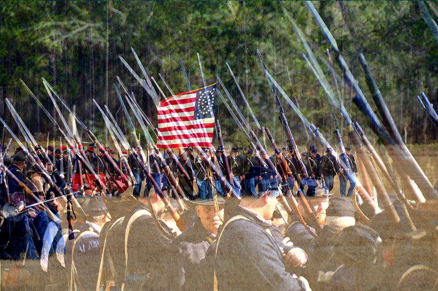 Union battle lines Photograph by David Lee Thompson