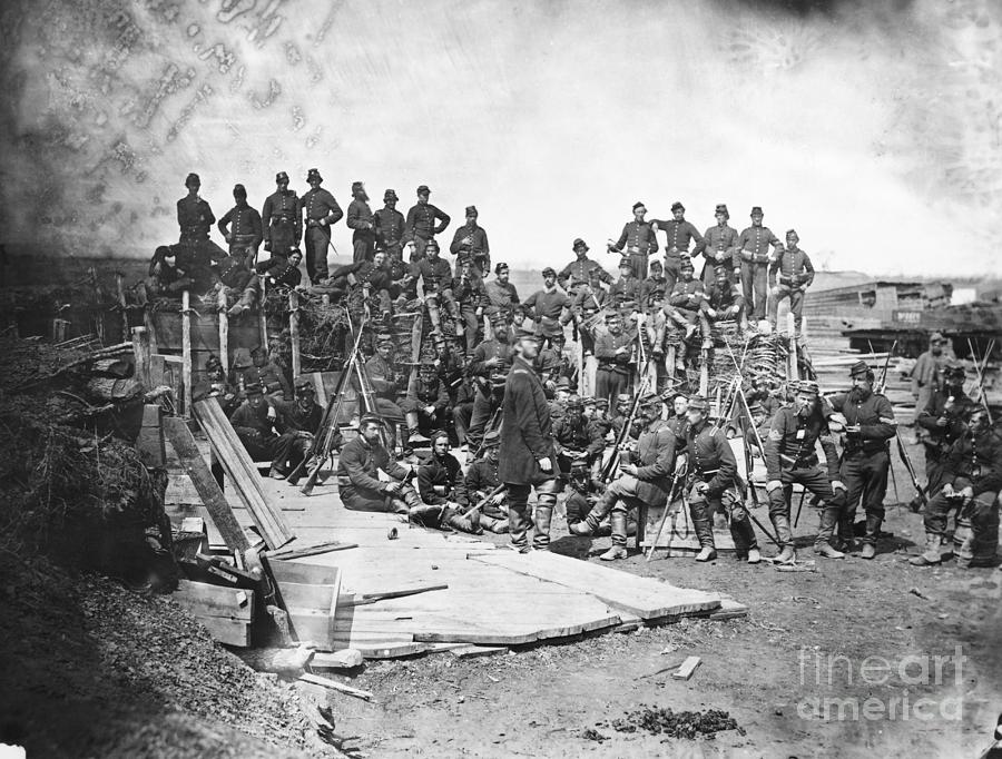 Union Infantry At Bull Run Photograph by Bettmann
