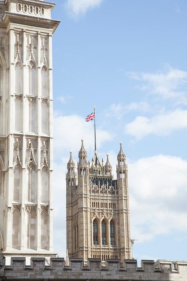 Union Jack Flag On Westminster Abbey Photograph by Cultura Exclusive/axel Bernstorff