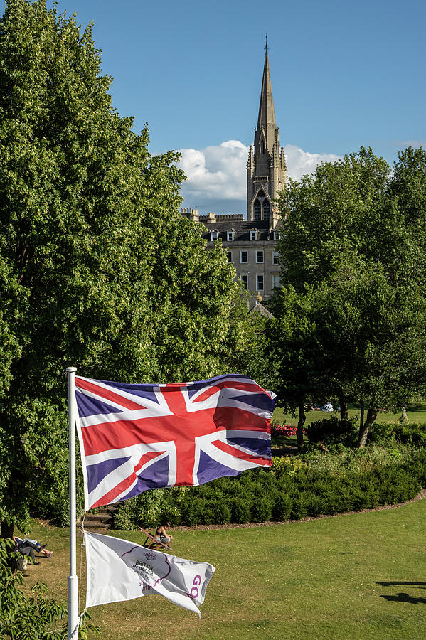 Union Jack in Bath UK Photograph by John McGraw