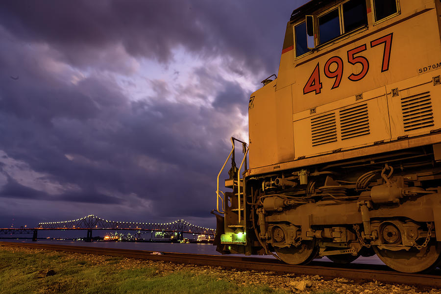 Union Pacific On The Mississippi River #3 Photograph by DiGiovanni Photography