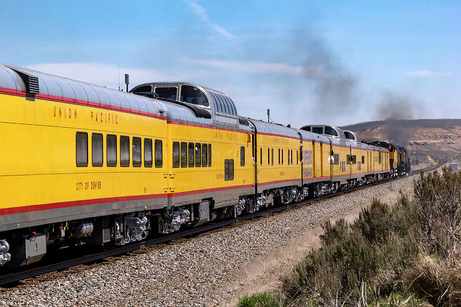 Union Pacific Passenger Train Photograph
