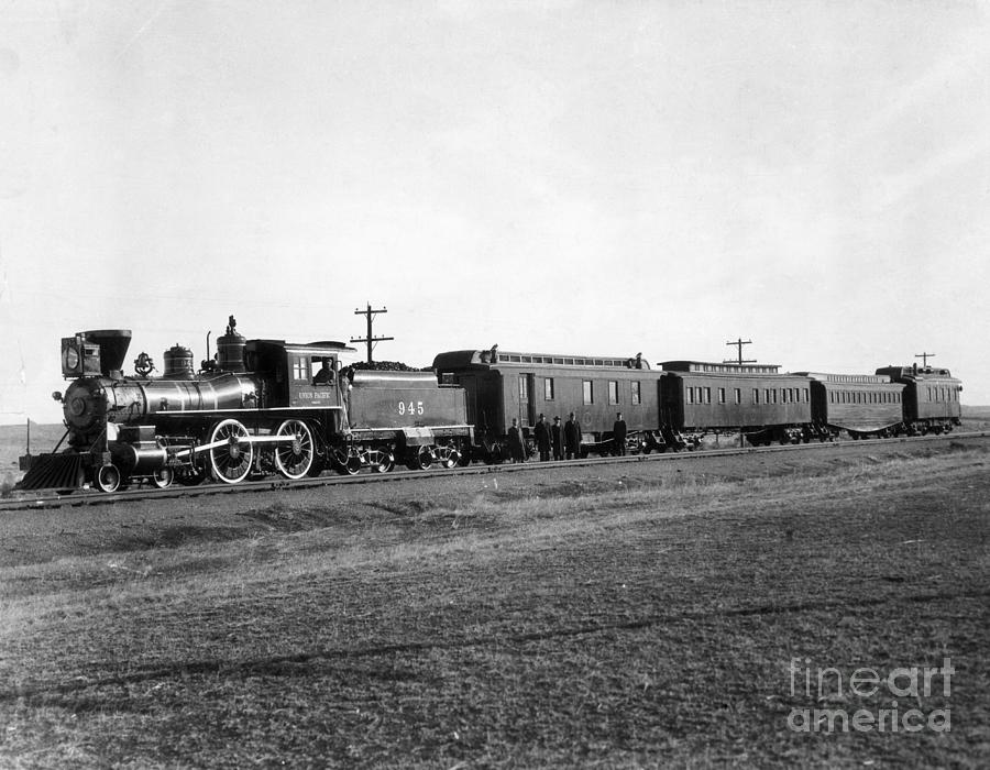 Union Pacific Train Passing Photograph by Bettmann