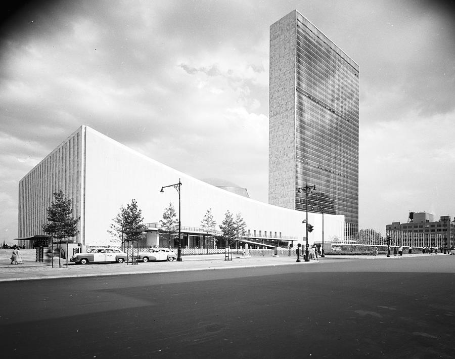 United Nations Building Looking Se, New Photograph by Bert Morgan