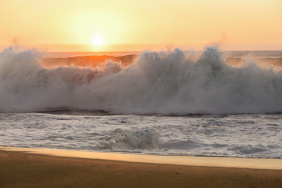United States, California, Marina State Beach At Sunset Digital Art by Markus Lange
