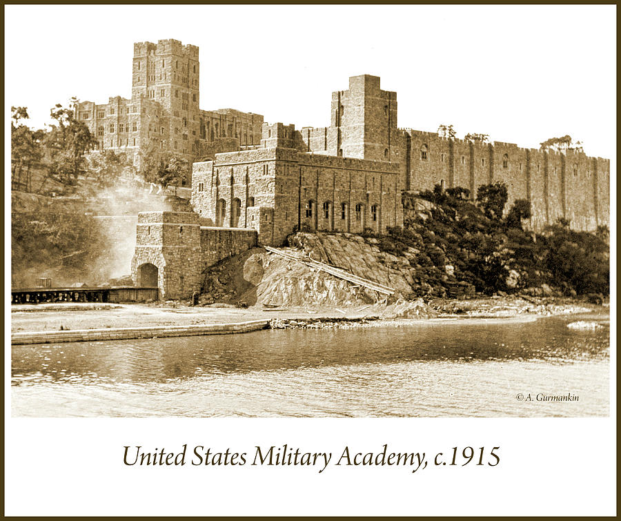 United States Military Academy, c.1915, Vintage Photograph Photograph by A Macarthur Gurmankin