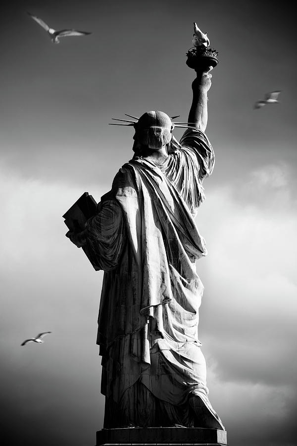 United States, New York City, Manhattan, Lower Manhattan, Liberty Island, Statue Of Liberty. Digital Art by Massimo Ripani