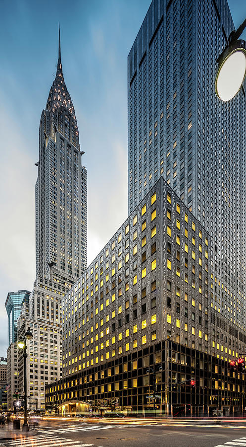 United States, New York City, Manhattan, Midtown, Chrysler Building, Digital Art by Antonino Bartuccio