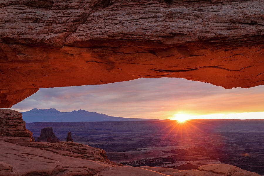 United States, Utah, Canyonlands National Park, Mesa Arch, Colorado River, Colorado Plateau, Mesa Arch In The Sunrise Digital Art by Markus Lange