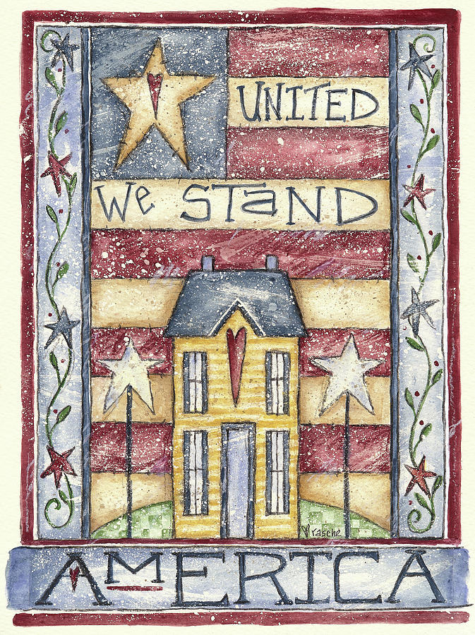 United We Stand Painting by Shelly Rasche