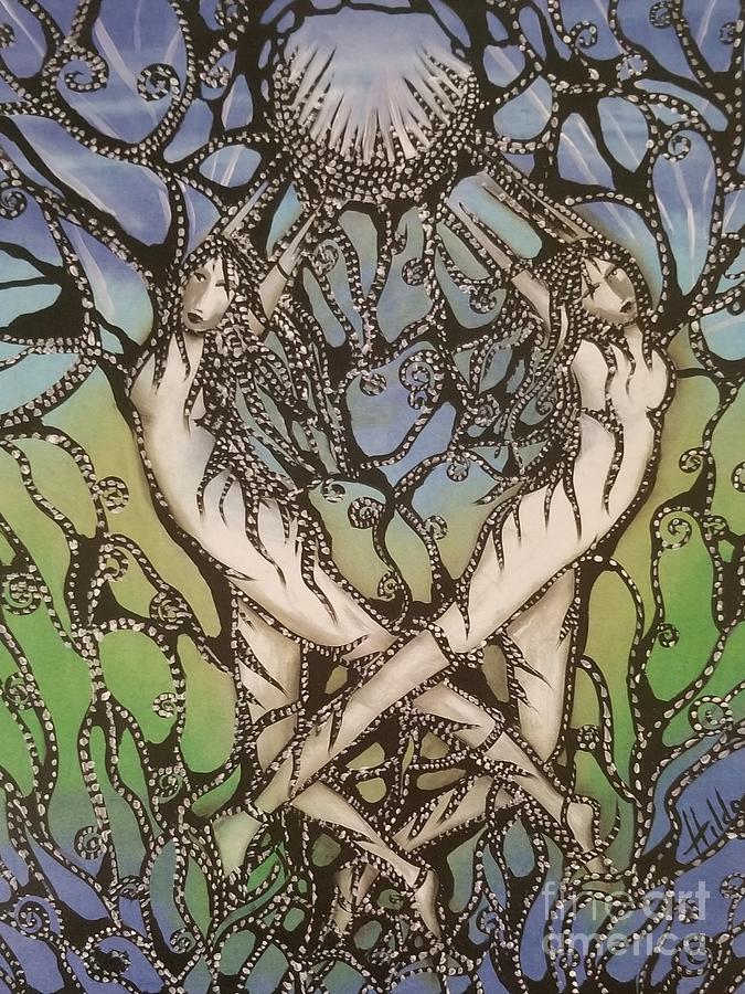 Women Mixed Media - Unity by Hilda Lechuga Women Mixed Media - Unity by Hilda Lechuga