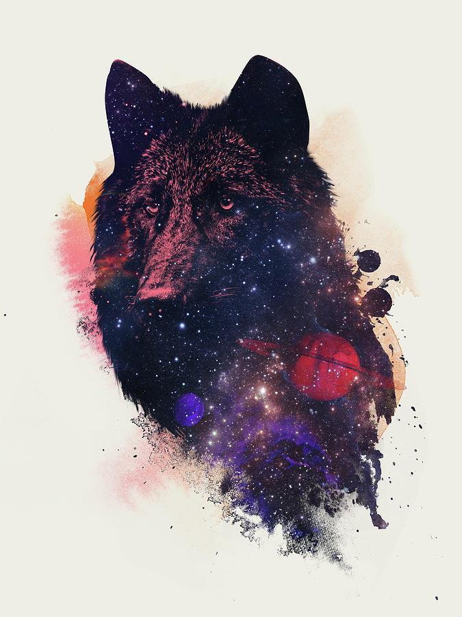 Animals Painting - Universal Wolf by Robert Farkas Animals Painting - Universal Wolf by Robert Farkas