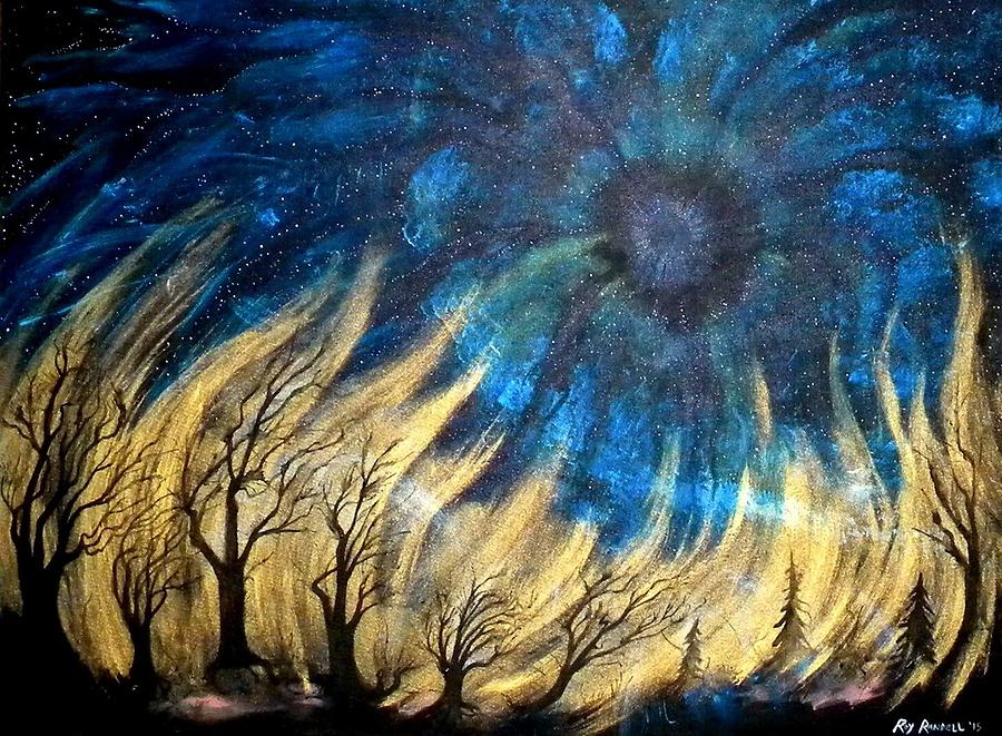 Universe Painting - Universe eye 1 by Roy Randell Universe Painting - Universe eye 1 by Roy Randell