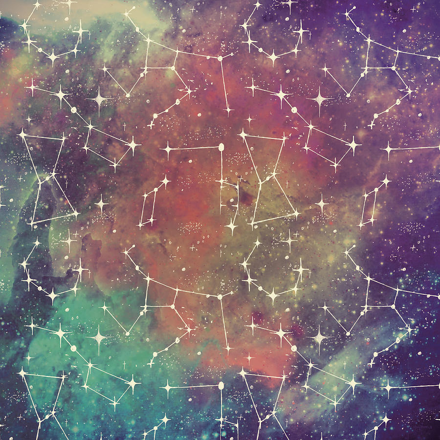 Pattern Painting - Universe Galaxy Pattern IIi by Mary Urban