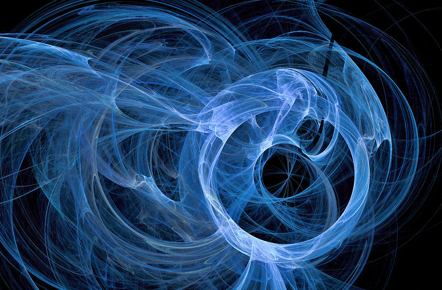 Universe Major Abstract Art Blue Digital Art by Don Northup