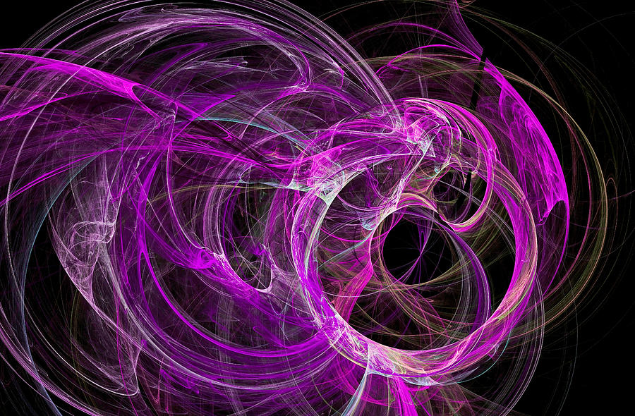 Universe Major Abstract Art Purple Digital Art by Don Northup