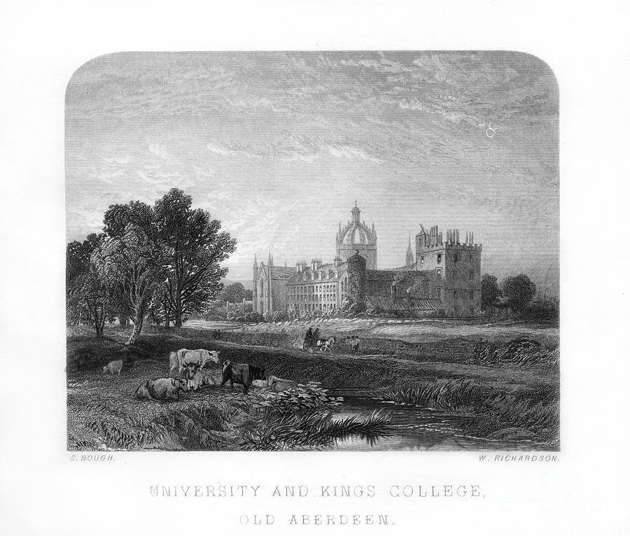 University And Kings College, Old Drawing by Print Collector