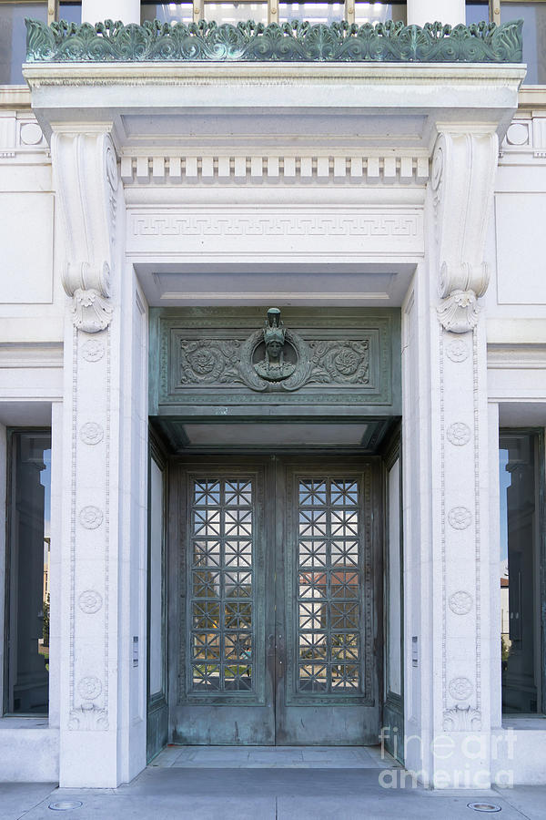 University of California Berkeley Doe Memorial Library Entrance Doors DSC6959 Photograph by Wingsdomain Art and Photography