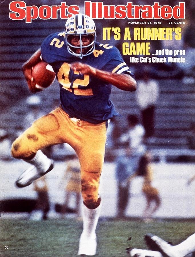 University Of California Chuck Muncie Sports Illustrated Cover Photograph by Sports Illustrated