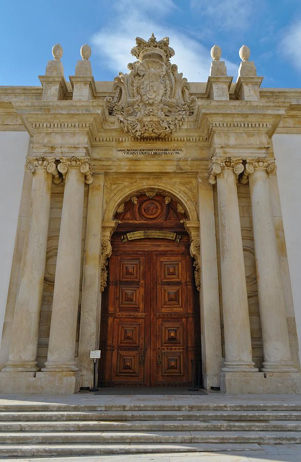 University of Coimbra Librarys Gate Photograph by Angelo DeVal