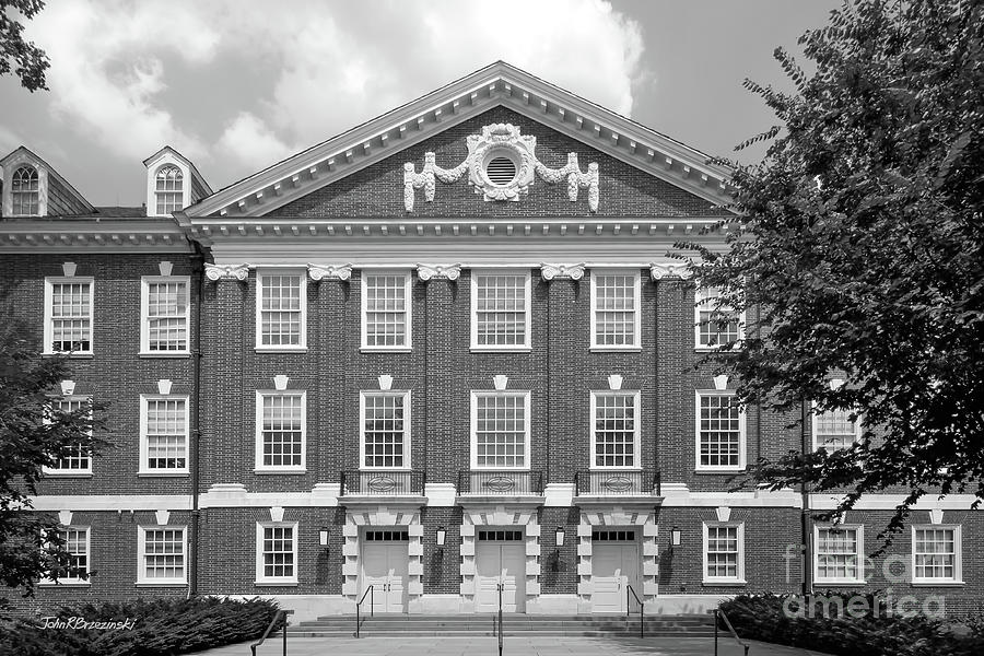 University of Delaware Wolf Hall Photograph by University Icons