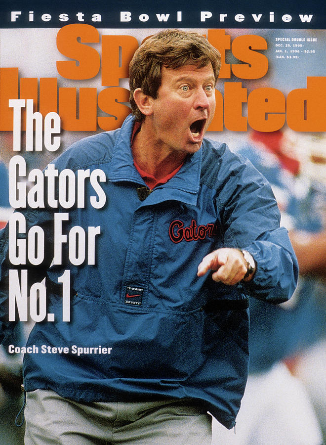 University Of Florida Coach Steve Spurrier Sports Illustrated Cover Photograph by Sports Illustrated