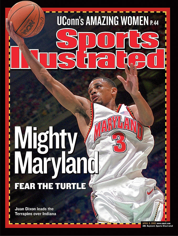 University Of Maryland Juan Dixon, 2002 Ncaa National Sports Illustrated Cover Photograph by Sports Illustrated