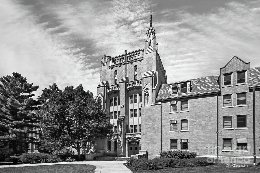 Notre Dame Photograph - University of Notre Dame Morrissey Hall by University Icons