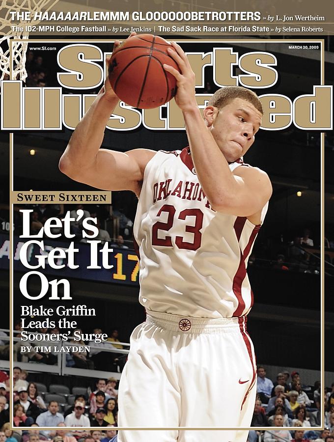 University Of Oklahoma Blake Griffin, 2009 Ncaa South Sports Illustrated Cover Photograph by Sports Illustrated