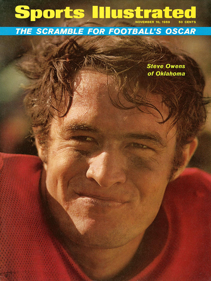 University Of Oklahoma Steve Owens Sports Illustrated Cover Photograph by Sports Illustrated