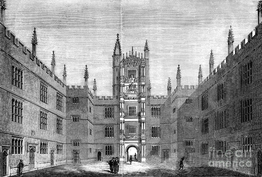 University Of Oxford, 1849 Drawing by Print Collector