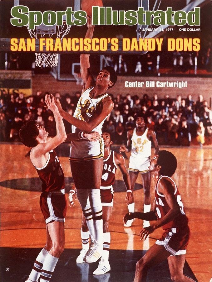 University Of San Francisco Bill Cartwright... Sports Illustrated Cover Photograph by Sports Illustrated