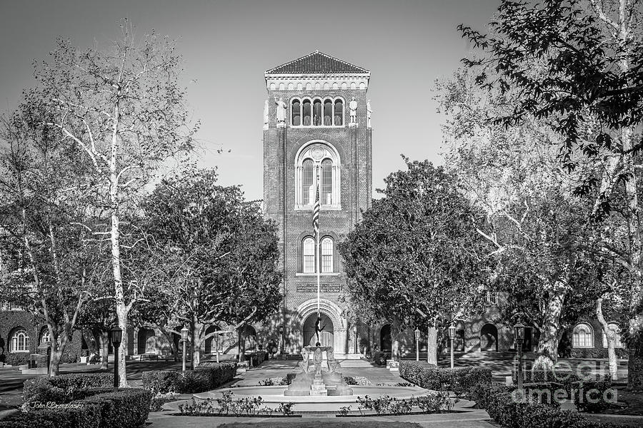 University Of Southern California Photograph - University of Southern California Admin Building by University Icons