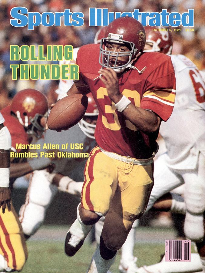 University Of Southern California Marcus Allen Sports Illustrated Cover Photograph by Sports Illustrated