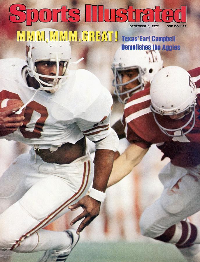 Earl Campbell Photograph - University Of Texas Earl Campbell Sports Illustrated Cover by Sports Illustrated