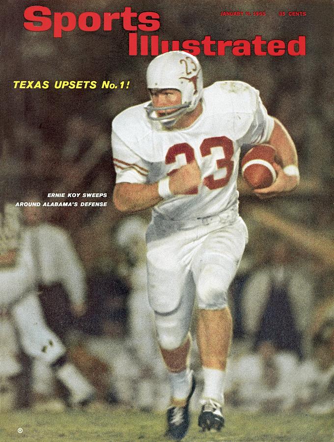 University Of Texas Ernie Koy, 1965 Orange Bowl Sports Illustrated Cover Photograph by Sports Illustrated