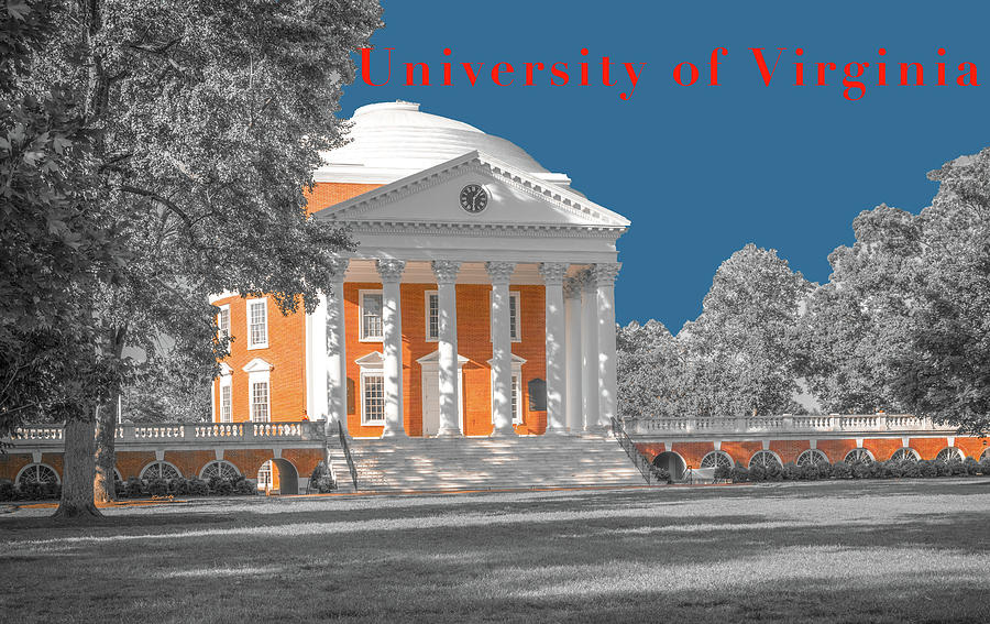 University Of Virginia School Colors Photograph by Aaron Geraud