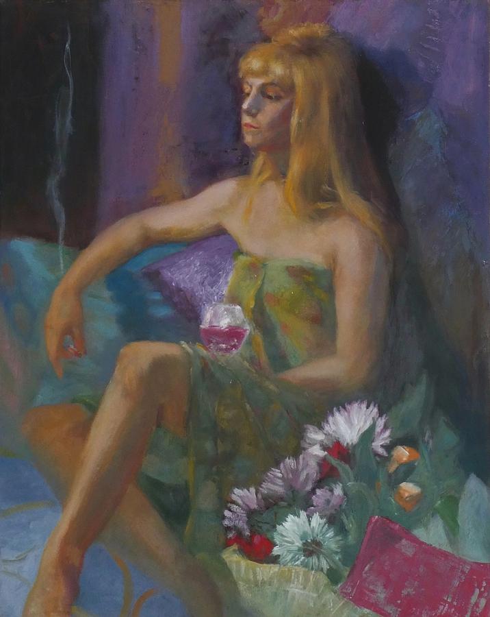 Portrait Painting - Unloved Flowers by Irena Jablonski Portrait Painting - Unloved Flowers by Irena Jablonski