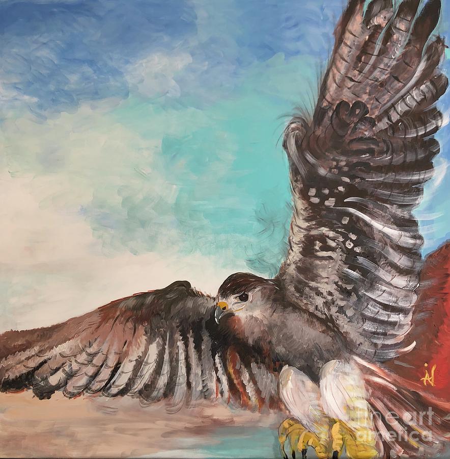 Unrealistic Falcon Painting