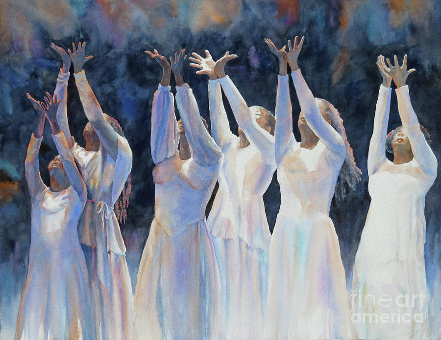Music Painting - Unspeakable Praise by Suzanne Accetta