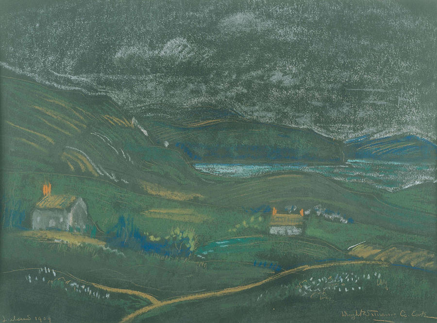 Untitled Landscape Pastel by Dwight Williams